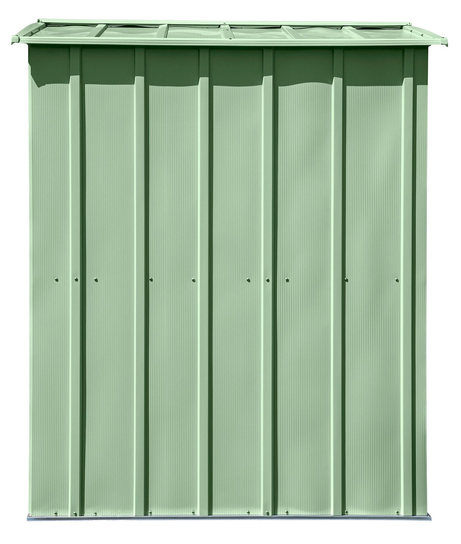 Classic Galvanized Steel Storage Shed, Sage Green, 6-ft x 5-ft C0V9 - product image 6