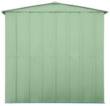 Classic Galvanized Steel Storage Shed, Sage Green, 6-ft x 5-ft C0V9 - product image 7