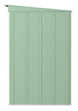 Classic Galvanized Steel Storage Shed, Sage Green, 8-ft x 4-ft T1K9 - product image 4