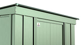 Classic Galvanized Steel Storage Shed, Sage Green, 8-ft x 4-ft T1K9 - product image 8