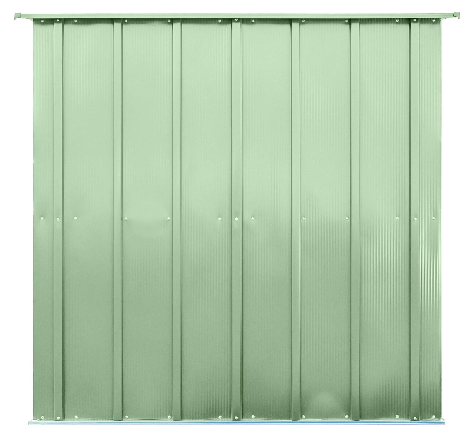 Classic Galvanized Steel Storage Shed, Sage Green, 8-ft x 6-ft B3B3 - product image 6