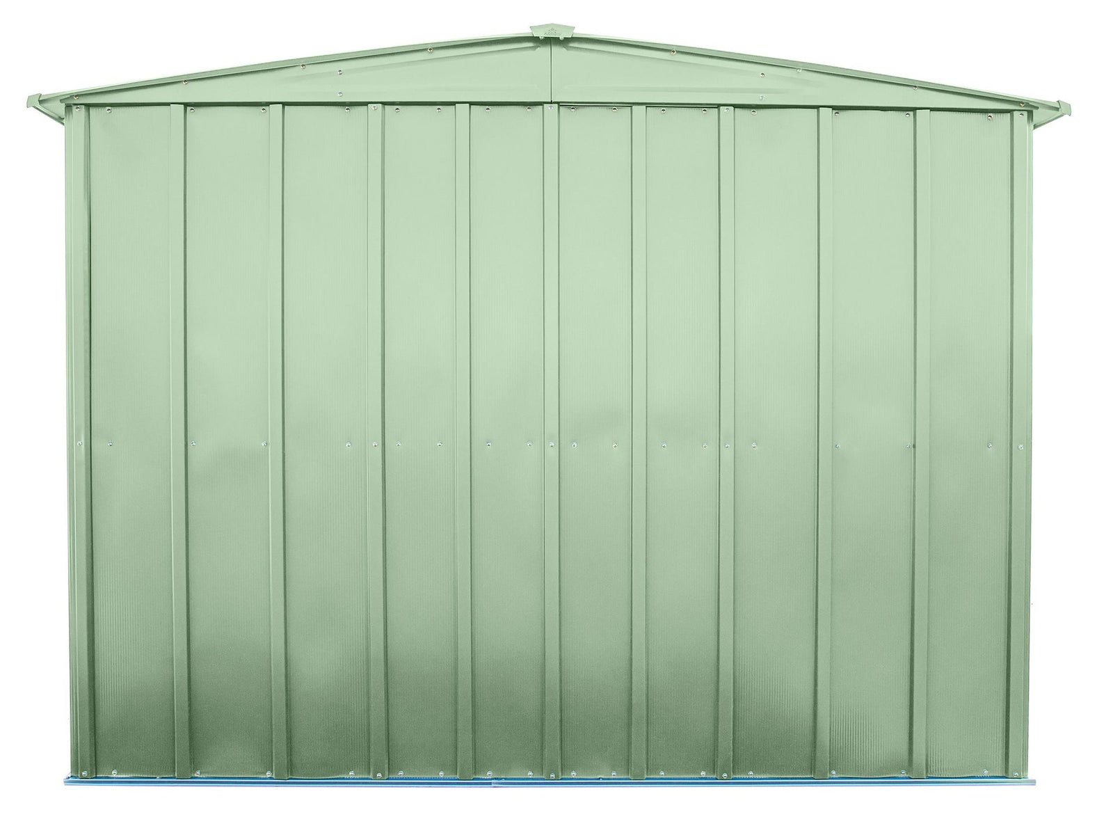 Classic Galvanized Steel Storage Shed, Sage Green, 8-ft x 6-ft B3B3 - product image 7