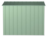 Classic Galvanized Steel Storage Shed, Sage Green, 8-ft x 8-ft Z3R3 - product image 5