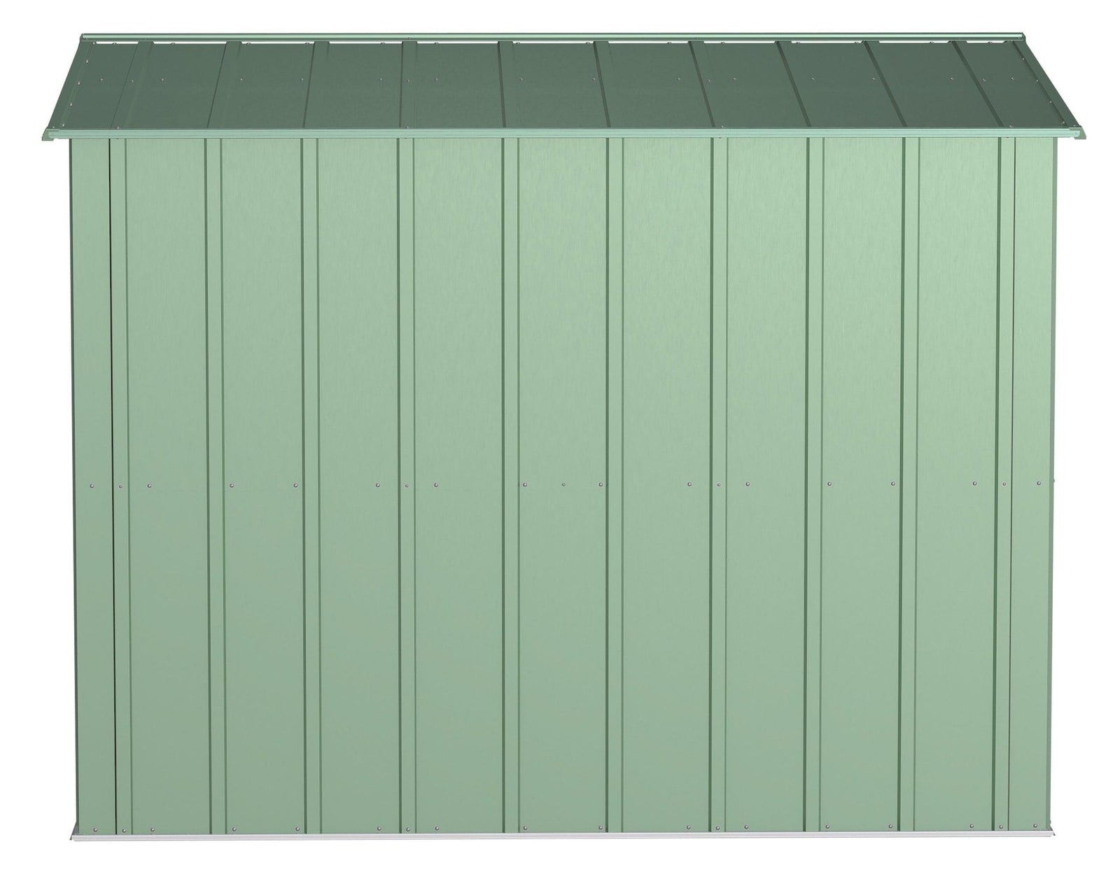 Classic Galvanized Steel Storage Shed, Sage Green, 8-ft x 8-ft Z3R3 - product image 6