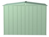 Classic Galvanized Steel Storage Shed, Sage Green, 8-ft x 8-ft Z3R3 - product image 7