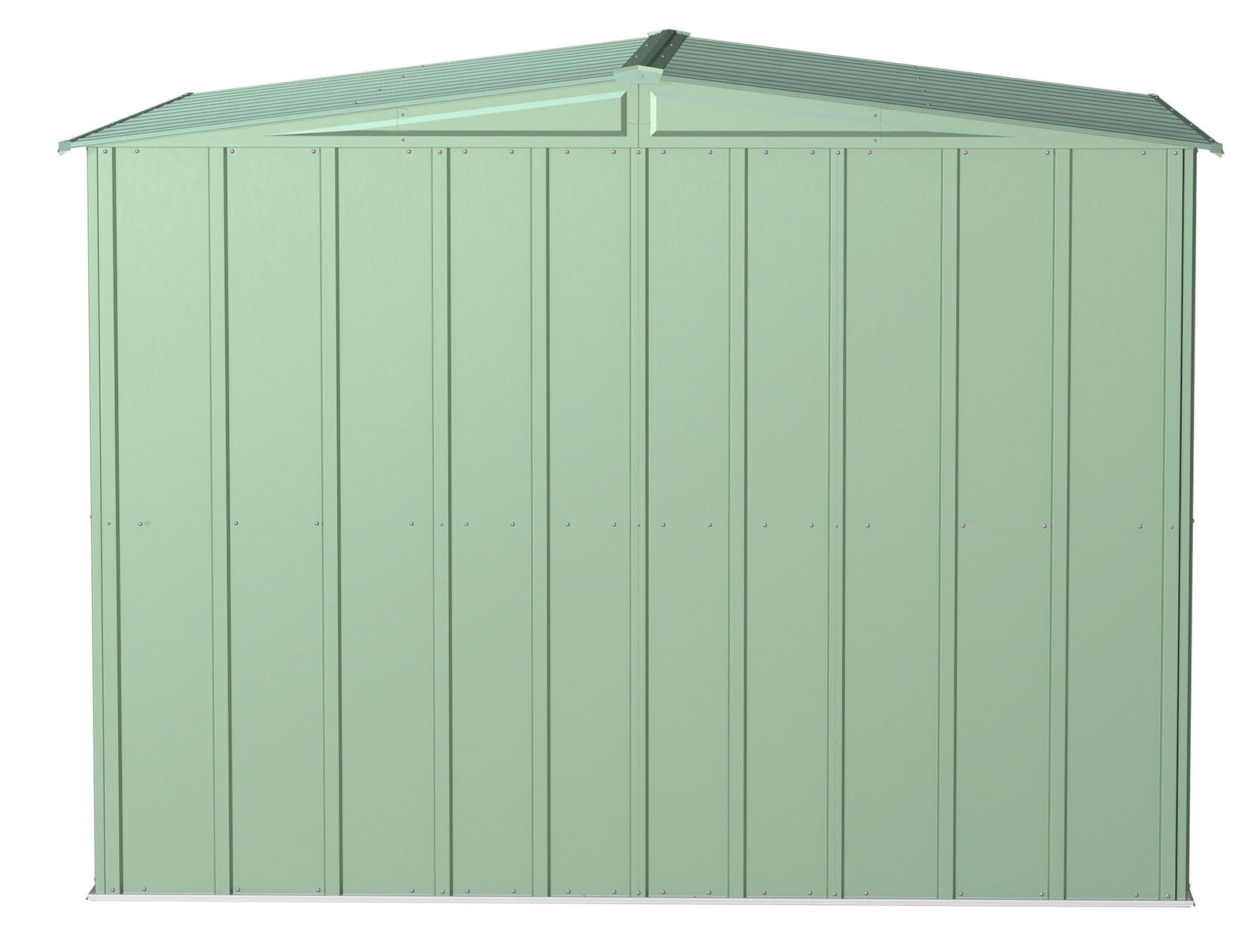 Classic Galvanized Steel Storage Shed, Sage Green, 8-ft x 8-ft Z3R3 - product image 7