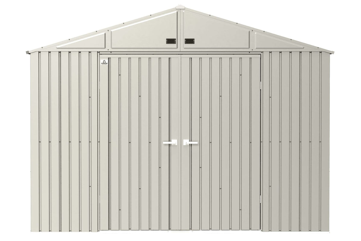 Elite 10x12-ft Cool Grey Corrosion-Resistant Steel Storage Shed U8L2 - product image 1