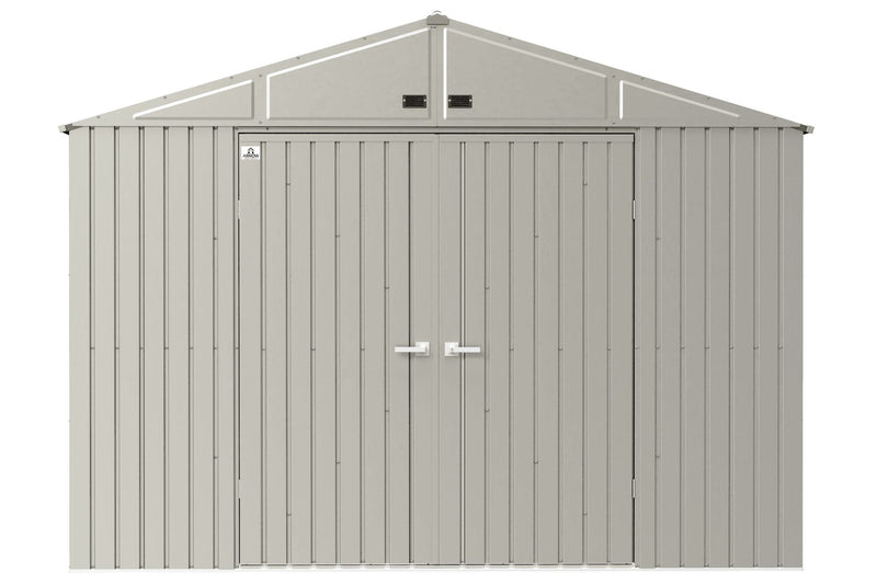 Elite 10x14-ft Cool Grey Corrosion-Resistant Steel Shed T1G5