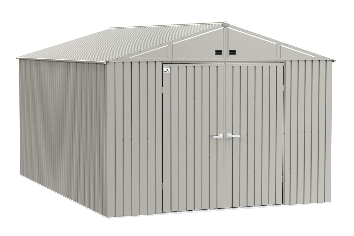 Elite 10x14-ft Cool Grey Corrosion-Resistant Steel Shed T1G5 - product image 3