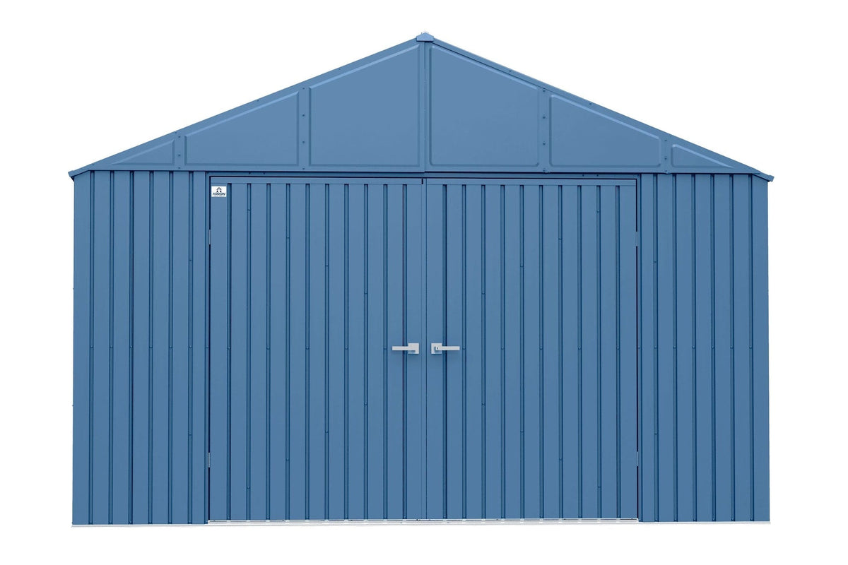 Elite 12x12-ft Blue Grey Corrosion-Resistant Steel Shed B0G5 - product image 1