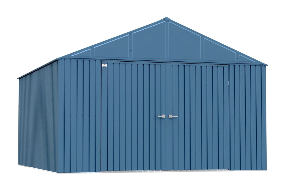 Elite 12x14-ft Blue Grey Corrosion-Resistant Steel Shed X7C2 - product image 3