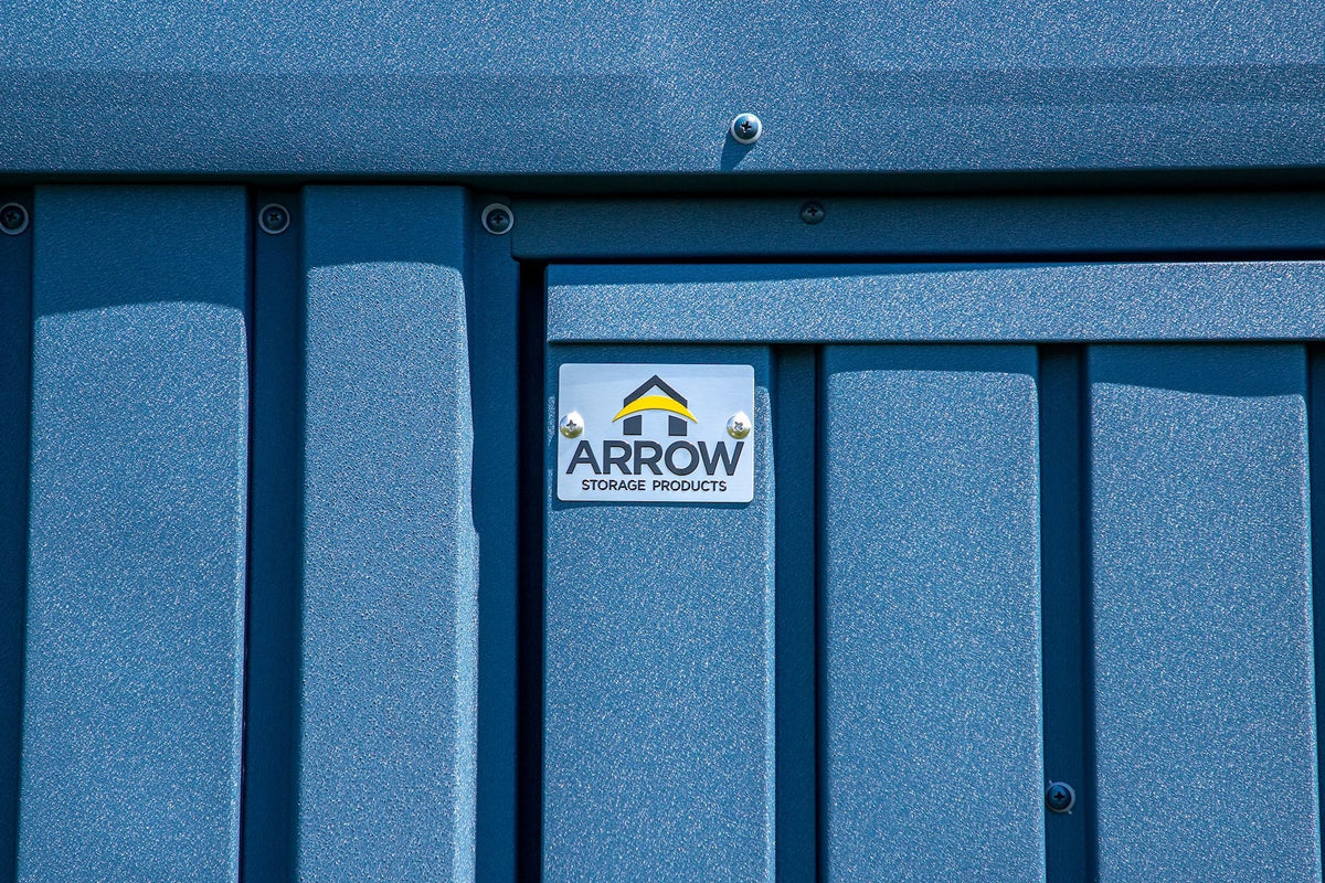 Elite 12x14-ft Blue Grey Corrosion-Resistant Steel Shed X7C2 - product image 6