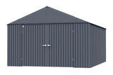 Elite 12x16-ft Anthracite Corrosion-Resistant Steel Storage Shed Y1O2 - product image 2