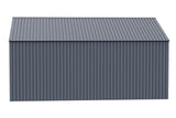 Elite 12x16-ft Anthracite Corrosion-Resistant Steel Storage Shed Y1O2 - product image 4