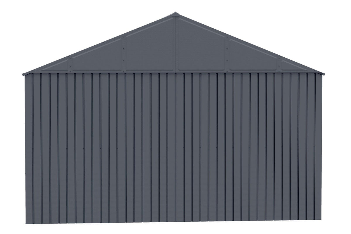 Elite 12x16-ft Anthracite Corrosion-Resistant Steel Storage Shed Y1O2 - product image 5