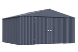 Elite 14x12-ft Anthracite Corrosion-Resistant Steel Shed U3F6 - product image 5