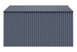 Elite 14x12-ft Anthracite Corrosion-Resistant Steel Shed U3F6 - product image 6