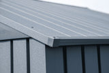 Elite 14x12-ft Anthracite Corrosion-Resistant Steel Shed U3F6 - product image 8