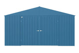 Elite 14x12-ft Blue Grey Corrosion-Resistant Steel Shed E1G9 - product image 1