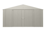 Elite 14x12-ft Cool Grey Weather-Resistant Steel Shed C3V1 - product image 1
