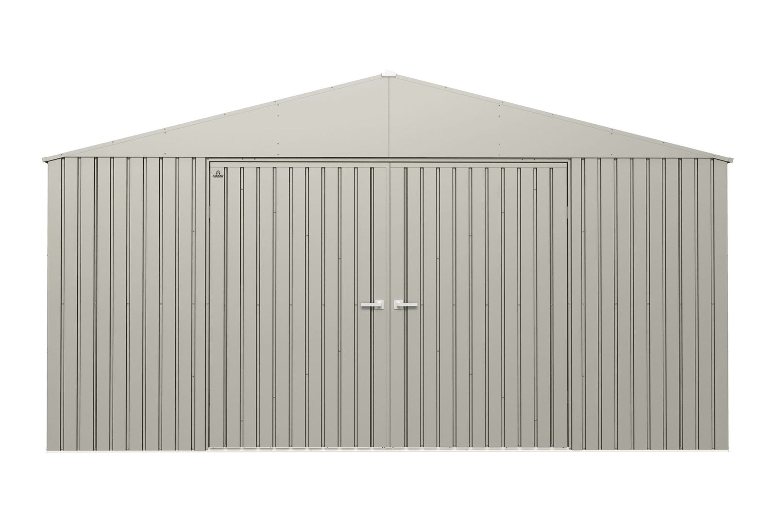 Elite 14x12-ft Cool Grey Weather-Resistant Steel Shed C3V1 - product image 1