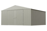 Elite 14x14-ft Cool Grey Corrosion-Resistant Steel Storage Shed T5A7 - product image 1