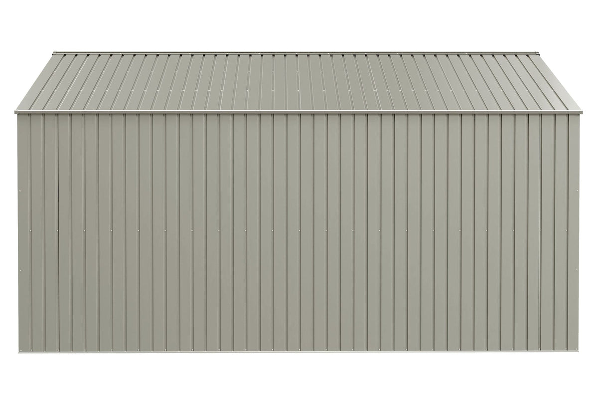 Elite 14x14-ft Cool Grey Corrosion-Resistant Steel Storage Shed T5A7 - product image 3