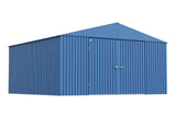 Elite 14x14-ft Corrosion-Resistant Blue Grey Steel Shed M6H8 - product image 3