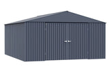 Elite 14x16-ft Anthracite Steel Storage Shed K8Z1 - product image 4