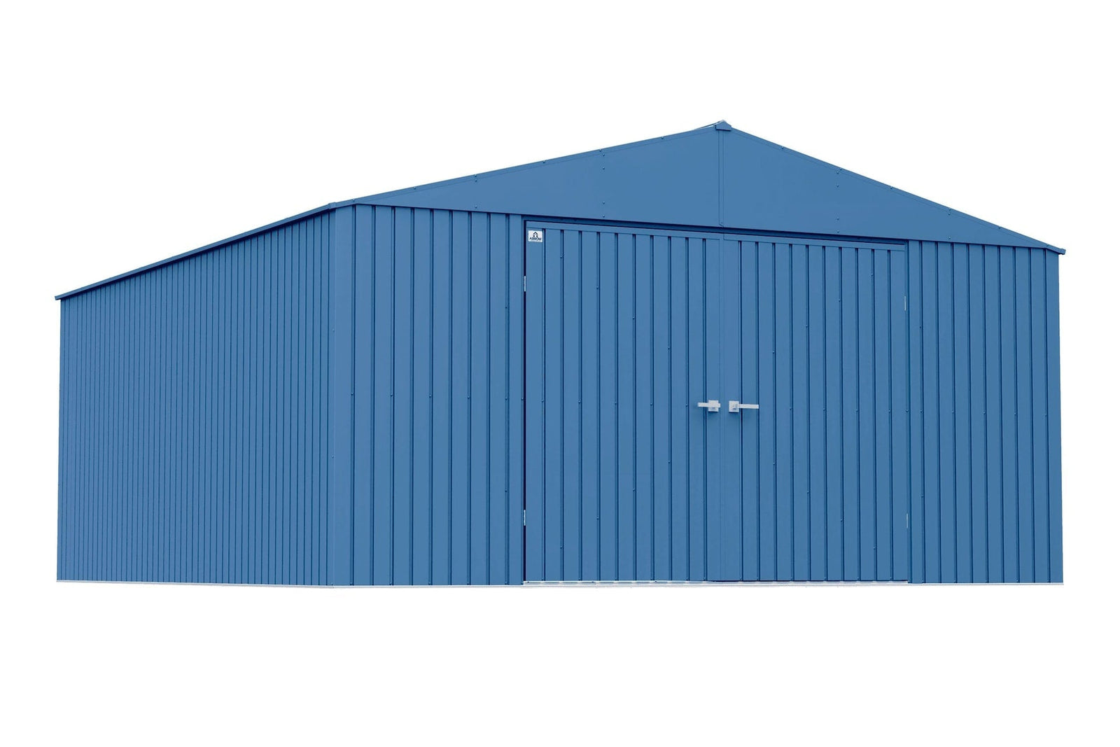 Elite 14x16-ft Blue Grey Corrosion-Resistant Steel Shed X8N6 - product image 1