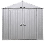 Elite 8x6-ft Corrosion-Resistant Steel Storage Shed Y4G1 - product image 1