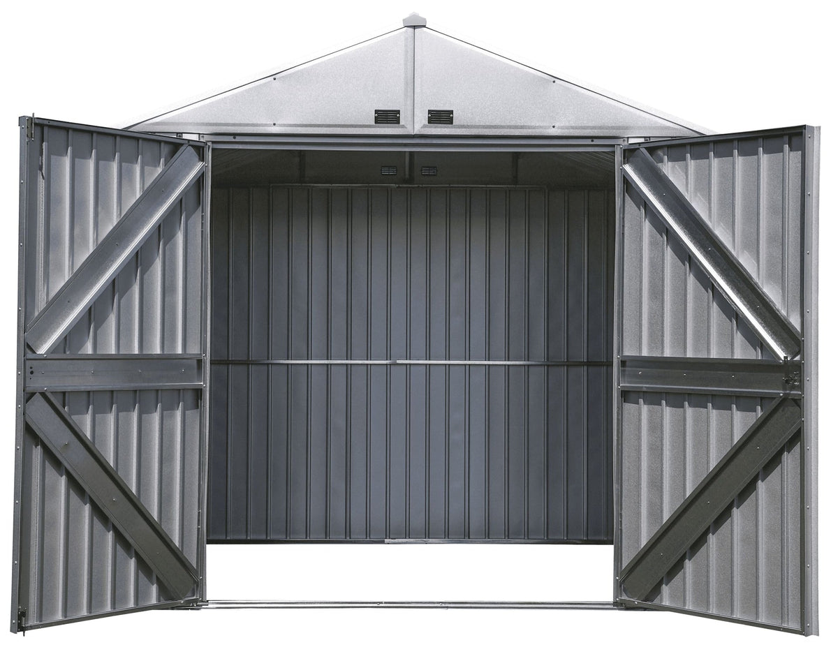 Elite 8x6-ft Corrosion-Resistant Steel Storage Shed Y4G1 - product image 6
