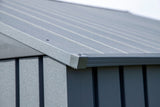 Elite Steel Storage Shed, Anthracite, 8-ft x 6-ft L0T5 - product image 6