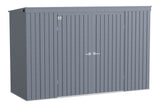 Elite Steel Storage Shed with Pent Roof, Anthracite, 10-ft x 4-ft U6Q0 - product image 1