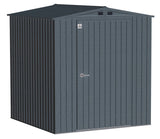 Elite Steel Storage Shed with Pent Roof, Anthracite, 6-ft x 6-ft A1P7 - product image 1