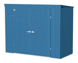 Elite Steel Storage Shed with Pent Roof, Blue Grey, 8-ft x 4-ft G2H8 - product image 1
