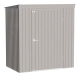 Elite Steel Storage Shed with Pent Roof, Cool Grey, 6-ft x 4-ft Y6U5 - product image 1