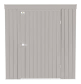 Elite Steel Storage Shed with Pent Roof, Cool Grey, 6-ft x 4-ft Y6U5 - product image 3