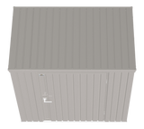 Elite Steel Storage Shed with Pent Roof, Cool Grey, 6-ft x 4-ft G8O4 - product image 5