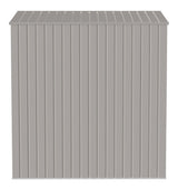 Elite Steel Storage Shed with Pent Roof, Cool Grey, 6-ft x 4-ft G8O4 - product image 6