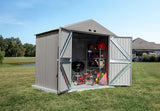 Elite Steel Storage Shed with Pent Roof, Cool Grey, 8-ft x 6-ft W9C5 - product image 3