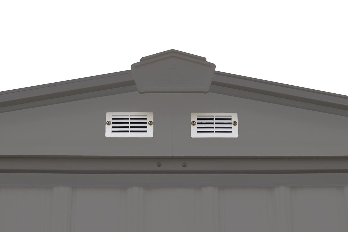 EZEE Galvanized Steel Storage Shed with Low Gable Roof, Charcoal, 6-ft x 5-ft U7Q4 - product image 2