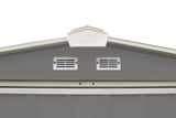 EZEE Galvanized Steel Storage Shed with Low Gable Roof, Charcoal/Cream, 6-ft x 5-ft K8U1 - product image 3