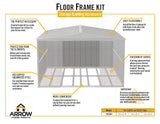Floor Frame Kit for Classic 10x11-ft, 10x12-ft and 10x14-ft Sheds A5M6 - product image 4
