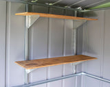 Galvanized Steel Shelf Kit with Hanger and Brackets Z2X1 - product image 3