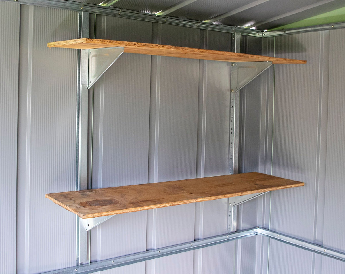 Galvanized Steel Shelf Kit with Hanger and Brackets Z2X1 - product image 3