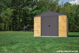 Ironwood Steel Hybrid Shed Kit, Anthracite, 10-ft x 12-ft D4E8 - product image 5
