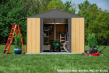 Ironwood Steel Hybrid Shed Kit, Anthracite, 10-ft x 8-ft E9L6 - product image 2