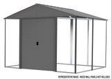 Ironwood Steel Hybrid Shed Kit, Anthracite, 8-ft x 8-ft G8H0 - product image 1