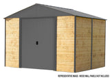 Ironwood Steel Hybrid Shed Kit, Anthracite, 8-ft x 8-ft G8H0 - product image 7